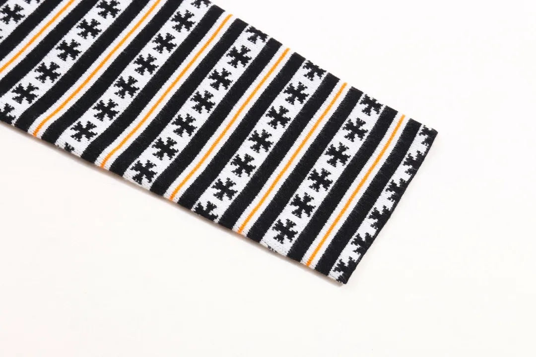P300 Chrome Hearts Chrome Hearts all over printed wool sweater Color: Black Yellow Size: S M L XL XXL